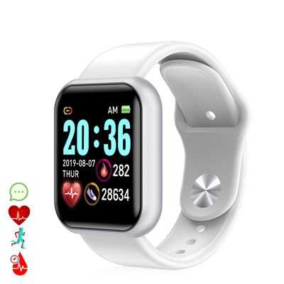 Smartwatch Dam Ak-y68 Monitor Cardiaco Y Presión Sanguínea Blanco