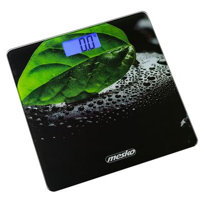Báscula De Baño Digital, Diseño Exclusivo, Pantalla Lcd, Vidrio Templado ,150kg, Cristal Decorativo Mesko Ms8149