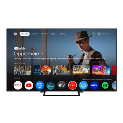 Tv Qled 75" Smart Tech Uhd Google Tv Smart Tv Bluetooth Negro F