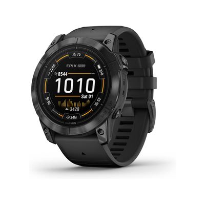 Smartwatch Garmin Epix Pro Gen 2 Acero Gris 51mm Correa Silicona Negro