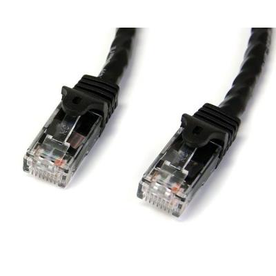 Startech.com Negro Cable De Red Ethernet Snagless Sin Enganches Cat 6 Cat6 Gigabit 3M - Cables De Red