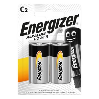 Energizer Alkaline Power - Pack de 2 pilas Alcalinas C