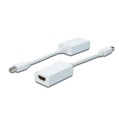 Digitus Cable Adaptador Mini Displayport a HDMI 15cm Blanco - Imagen 3