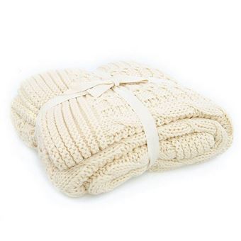Tartán Homemania Softy 2 Natural 130x170 cm