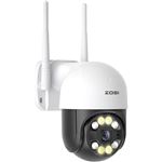 Zosi 1080p Vigilancia wifi exterior seguridad giratoria y alarma personas noctur ip