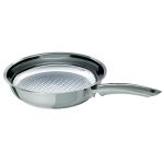 Fissler Crispy Steelux premium de acero inoxidable 20 cm sin recubrimiento cocina crujiente y baja en grasas todo tipo placas 12140020100