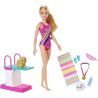 Muñeca Campeona de natación Barbie