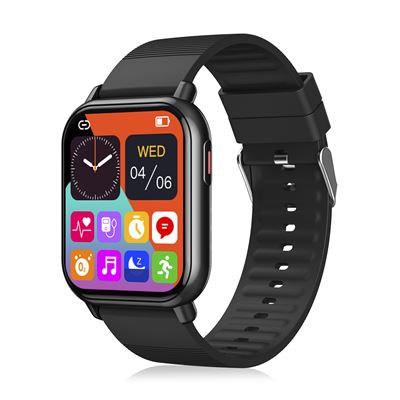 Smartwatch Dam Zw32 Monitor De Tensión Y Oxígeno, Termómetro Negro
