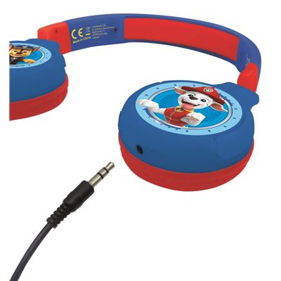 LEXIBOOK Paw Patrol 2-in-1 Auriculares Bluetooth para niños con micrófono  incorporado 