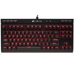 Corsair k63 Teclado Mecánico led Rojo Cherry mx red