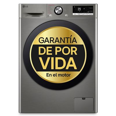 Lavadora De Carga Frontal Lg F4wr7009ags 9 Kg 1360 Rpm Inox A