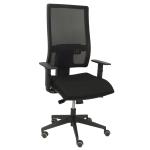 Silla de oficina ergonómica Horna, Mecanismo sincro y regulable, Negro