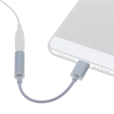 interrumpir Arroyo itálico Cable adaptador BeMatik auriculares USB-C macho a minijack 3.5mm hembra  12cm - Cables USB - Los mejores precios | Fnac