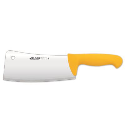 Macheta Arcos Colour - Acero Inoxidable Y Mango Ergonómico - Amarillo Y Hoja De 20 Cm