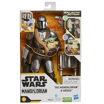 Figura Hasbro Star Wars Galactic Action The Mandalorian & Grogu Figuras electrónicas interactivas - 1