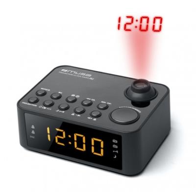 Muse - M-178 P Reloj Digital Negro Radio