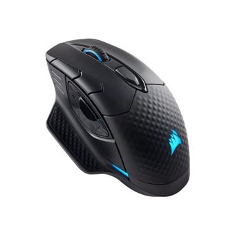 CORSAIR DARK CORE RGB 16000 DPI Ratón óptico inalámbrico para juegos, negro (CH-9315011-EU)