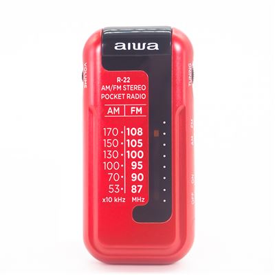 Radio De Bolsillo Aiwa R-22rd Color Rojo