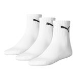 Puma Short Crew 3 pares calcetines unisex deportivos blanco talla 4346 3p