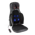 Klarfit Vanuato Funda de masaje para asiento Masaje Shiatsu 3D Masaje negro