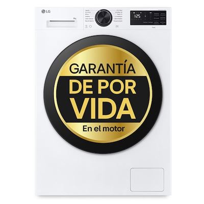Lavadora De Carga Frontal Lg F2x50s8tlb 8 Kg 1200 Rpm Blanco A