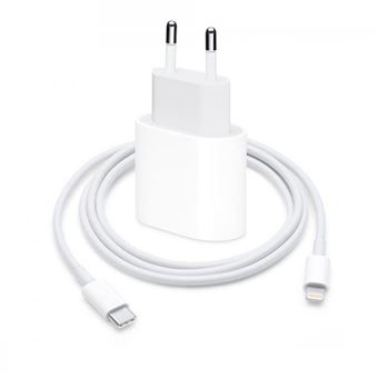 Cargador Pared Usb-c 20w + Cable Lightning Power Delivery Original Apple  Blanco con Ofertas en Carrefour