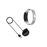 Kit Pulsera Acero Stainless Lux + Herramienta + Cargador Usb Charger Samsung Gear Fit 2 Cinza_0
