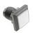 Pulsador arcade BeMatik momentáneo 32x32 mm 1NO 1NC 250V 15A SPDT blanco con luz_1