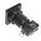 Pulsador arcade BeMatik momentáneo 32x32 mm 1NO 1NC 250V 15A SPDT blanco con luz_2