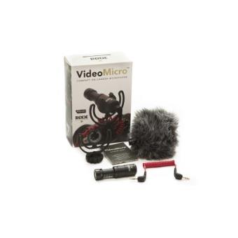 Rode VideoMicro - Micrófono (Cámara digital, 100 - 20000 Hz, 3.5 mm (1/8 """"), Alámbrico, 21 x 80 mm, Negro) - 1