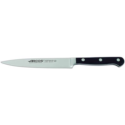 Cuchillo Cocina Arcos Opera Negro Hoja 160 Mm