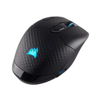 Corsair DARK CORE RGB SE 16000 DPI Ratón óptico inalámbrico para juegos, carga inalámbrica, negro (CH-9315111-EU)