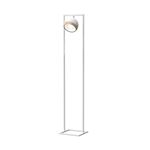 Lámpara de Piso Homemania Oval Blanco, Madera L25xP20xA150 cm