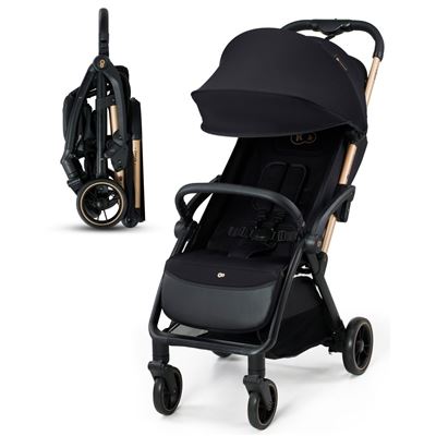 Silla De Paseo Con Plegado Automático Apino Hasta 22Kg De Kinderkraft Raven Black