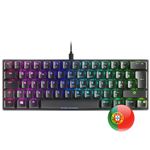 Teclado Mecánico Mars Gaming MKMINIBPT Negro, RGB, Ultra-Compacto, Switch Azul, PT