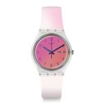 Swatch Reloj Para mujer de cuarzo suizo con correa en silicona ge719