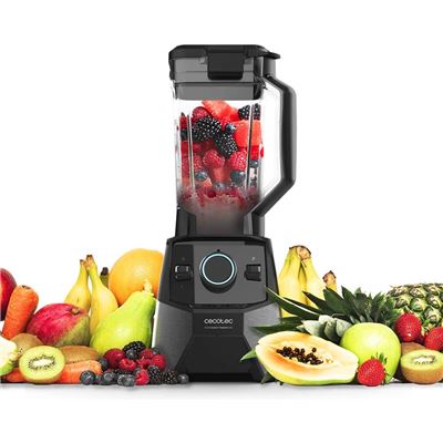 Batidora De Vaso Cecotec Power Black Titanium 2000 Pro. 2000 W, Recubrimiento De Titanio Negro