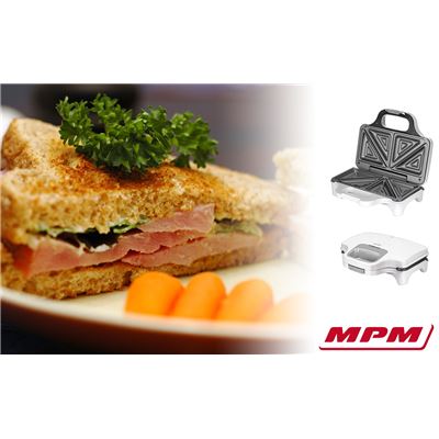 Sandwichera el ctrica MPM MOP 34 blanco Comida informal Los