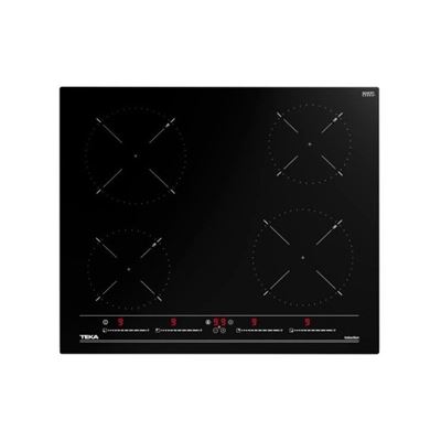 Placa De Inducción Teka Ibc 64010 4 Zonas 60cm 7200w Negro