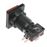 Pulsador arcade BeMatik momentáneo 32x32 mm 1NO 1NC 250V 15A SPDT rojo con luz_1