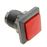 Pulsador arcade BeMatik momentáneo 32x32 mm 1NO 1NC 250V 15A SPDT rojo con luz_3