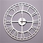 Reloj Homemania Desde la pared Blanco 50 x 0,15 x 50 cm
