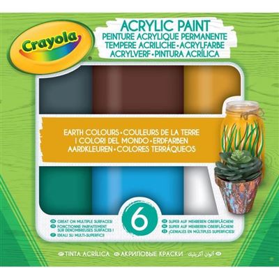 Goliath Pintura Acrílica Crayola - Earth Colors