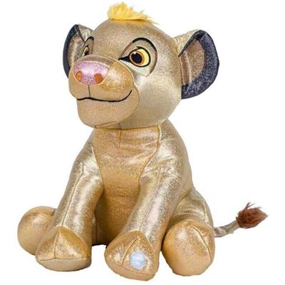 Play By Play Peluche Simba 100Th Disney Glitter Con Sonido 28Cm - Imagen 2