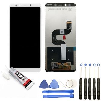 Pantalla completa: Vidrio táctil+ Pantalla LCD compatible con Xiaomi Mi 6X 5.99"" Oro + herramientas + Pegamento B7000 - 1