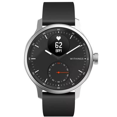 Smartwatch 42mm Híbrido Ecg Spo2 Scanwatch Withings Negro