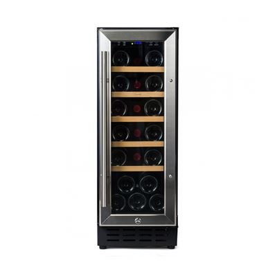 Vinoteca 20 Botellas Vinobox 20 Design Inox Slim Encastrable O De Libre Instalación Monotemperatura