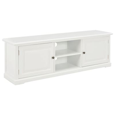 Mueble para el televisor vidaXL de madera Blanco 120x30x40