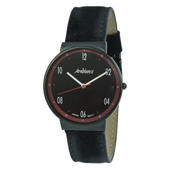 Reloj Arabians HNA2236NR Para Hombre Analógico de cuarzo con correa de Textil - 1