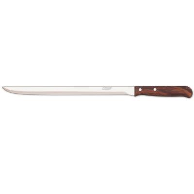 Cuchillo Jamonero Arcos Latina 101301 De Acero Inoxidable Nitrum Y Mango De Madera Comprimida Con Hoja De 25 Cm En Blíster